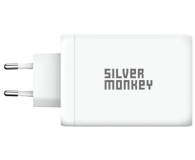 Silver Monkey Ładowarka sieciowa GaN 140W USB-C PD 3.1 + USB 3.0 QC W - 1224522 - zdjęcie 3